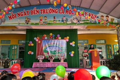 Trường Mầm non Nghĩa An khai giảng năm học mới 2025-2026
