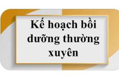 Danh mục bồi dưỡng thường xuyên trường Mầm non Nghĩa An